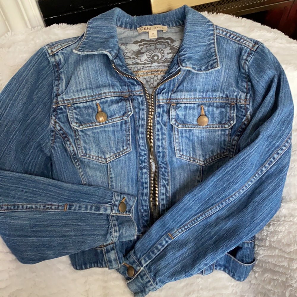 Cabi reversible denim jacket (M)